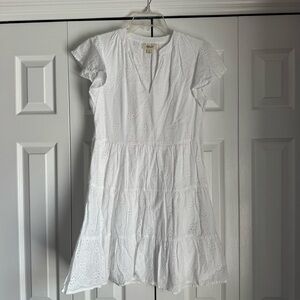 Style & Co. White Eyelet Dress